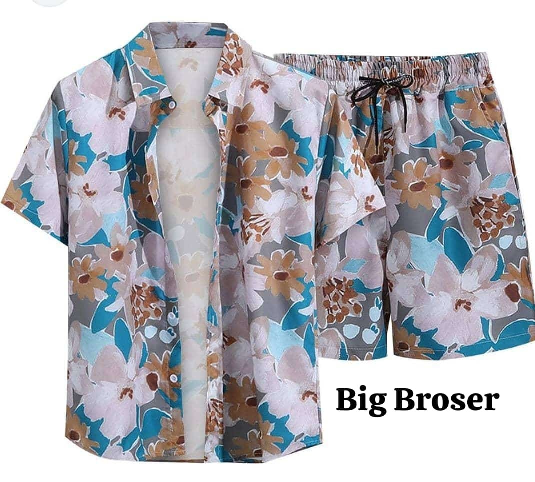 Combinaison short et chemise pour sortir en grand