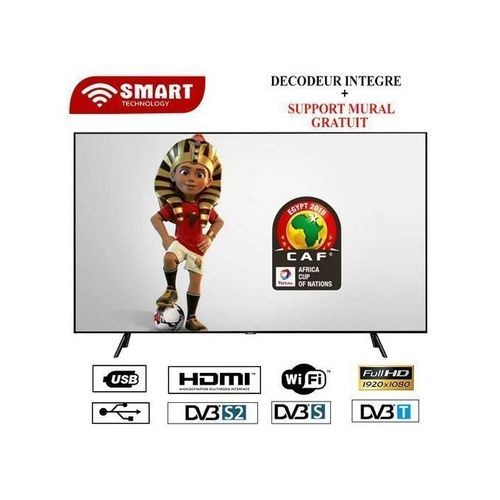 SMART TECHNOLOGY TV LED HD 32" - Régulateur & Décodeur Intégrés STT-5032A- Noir - Garantie 12 Mois