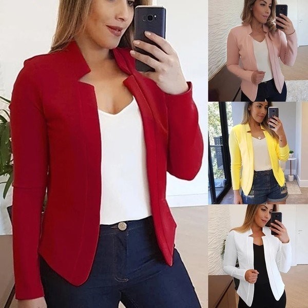 Femmes Cardigans Blazer